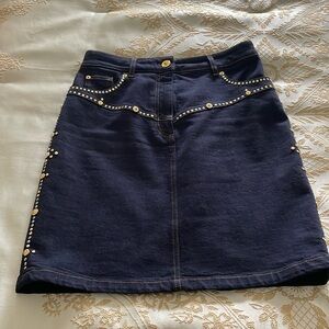 Women’s Versace denim skirt like new